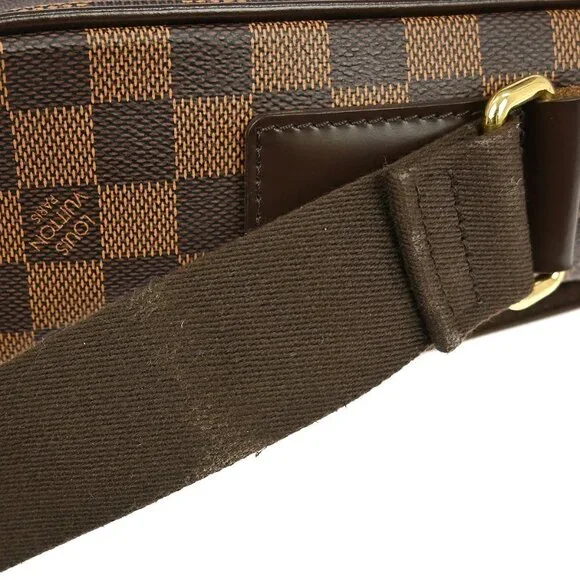 LOUIS VUITTON DAMIER EBENE SHELTON GM SHOULDER BAG N41148 MI0123 NQ04300 - Picture 6 of 15